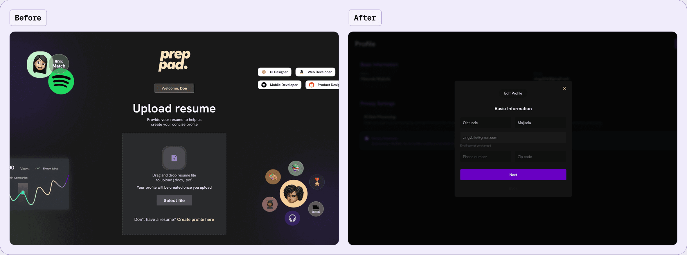 AI-powered features demonstration